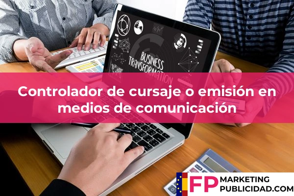 Controlador de cursaje o emisión en medios de comunicación